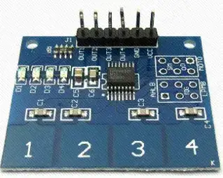 CW32模块使用 TTP224触摸传感器