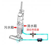 洗地机水管缺水提醒功能如何实现