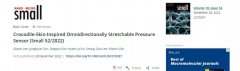 全方位拉伸亦能保持灵敏度，仿生电子皮肤像鳄